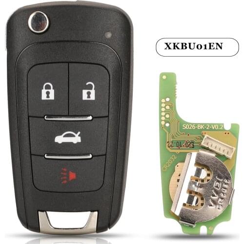 Jingyuqin Xhorse VVDI2 English Version Wired XKBU01EN Universal Remote Key For Buick 4 Buttons