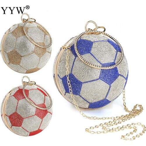 Round Basketball Shoulder Bags Totes Women Acrylic Chain Messenger Handbag Purse 2020 Fashion Trend Ladies Shoulder Handbag