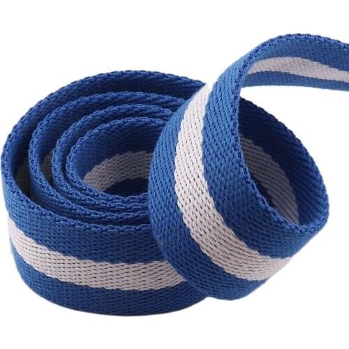 Sky blue Webbing Ribbon Purse Strap Canvas 1.5inch Knapsack Strapping Sewing Collar Bag strap Belt Accessories