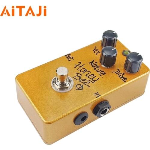For BJ Honey Bee Overdrive K3 Pedals Guitar Pedal Rock Overload Effector Imported Components Diy
