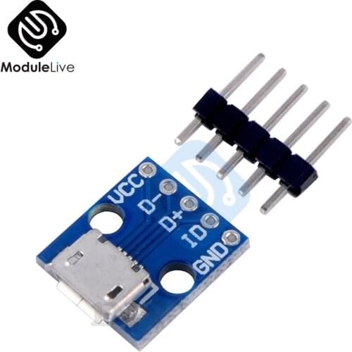 5pcs CJMCU Micro USB Board Power Adapter 5V Breakout Switch Interface Module For Arduino