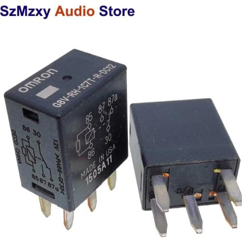 Relay G8V-RH-1C7T-R-DC12 G8V-RH-1C7T-R-12VDC G8VRH1C7TRDC12 12VDC DC12V 12V For Auto Car 5PIN