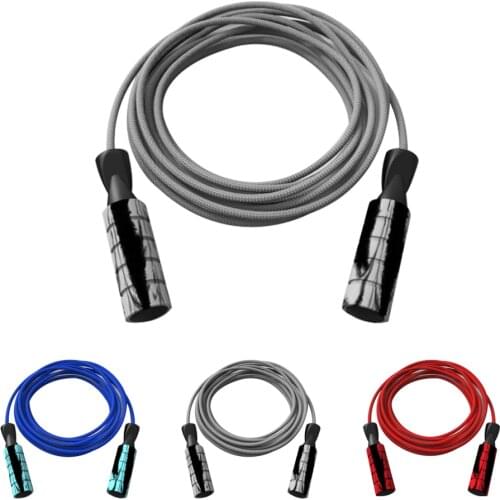 Procircle Weighted Jump Rope (6mm) Adjustable Speed Skipping Rope Ball Bearings Anti-Slip Handles Jump Rope for Pro Sport Boxing