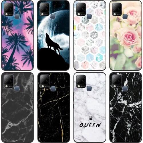 Back Soft Silicone Phone Covers for Hot 10T for Hot 10S Mobile Phone Cases for Hot 10 Lite for Hot 10S NFC Bags