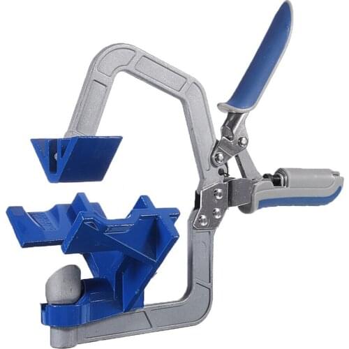 Auto-adjustable 90 Degree Right Angle Clip Clamp Woodworking Clamp Quick Clamp Pliers Picture Frame Corner Clip Hand Tool