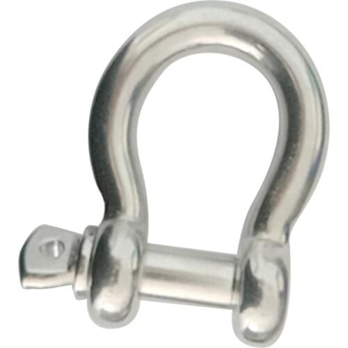 1/2" Marine Hardware Bow Shackle Clevis Screw Pin Anchor 316 Stainless Steel