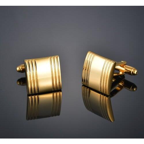 1 Pair Wedding Business Cuffs Links For Mens Luxry Shirt Suit Collar Pin French Cufflinks Gold Cuff Botton Jewelry Accessories