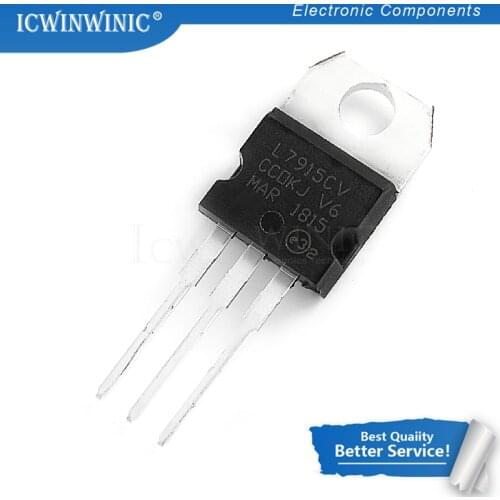 10piece L7915CV L7915 TO-220 TO220 7915 LM7915 MC7915 New original In Stock