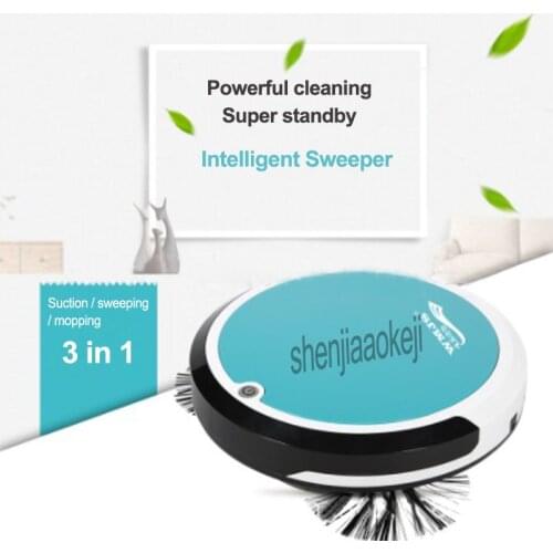 110-220v New upgraded intelligent sweeping machine Suction/sweeping/mopping integrated machine Household automatic sweeper 8w