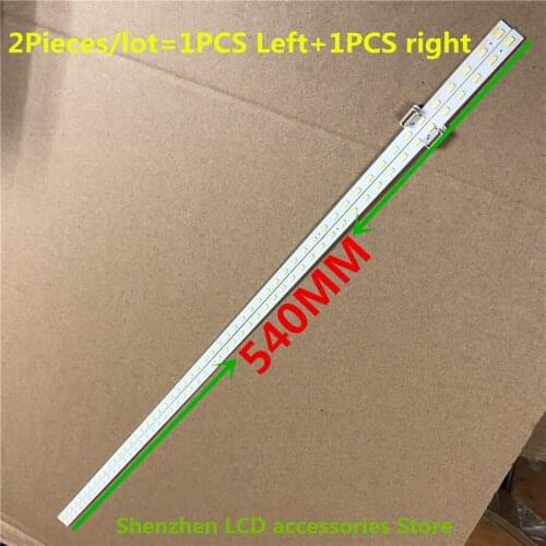 4PCS=2sets FOR SONY led backlight screen KDL-50W800B 50W700B 74.50T21.001-1-DX1 1pcs=54LED 540mm 100%NEW