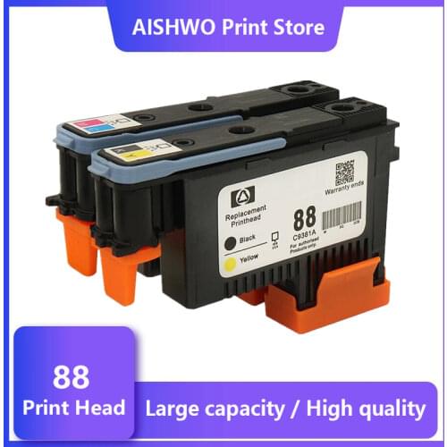ASW 1set 2PK For Hp88 print head HP 88 printhead C9381A C9382A for HP PRO K550 K8600 K8500 K5300 K5400 L7380 L7580 L7590 printer