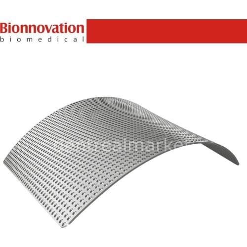 Bionnovation Surgitime Titanio 34*25 mm - 0,85 mm Hole - Titanium Plate - Titanium Mesh