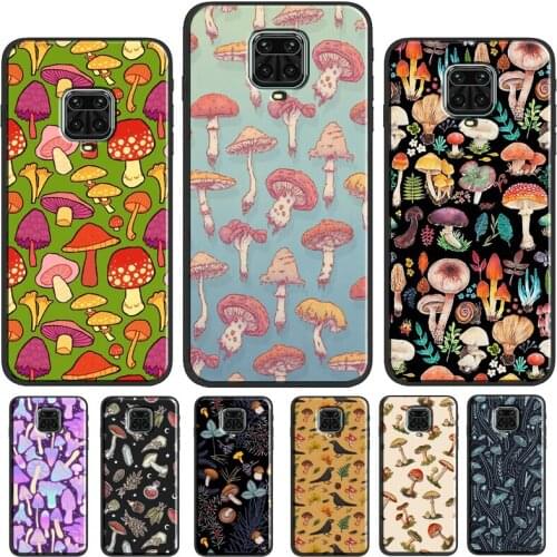 Mushroom Forest Case For Xiaomi Redmi Note 8 9 Pro Note 9S 8T 9 9C 9A 9T Cover For Redmi Note 10 Pro Shell
