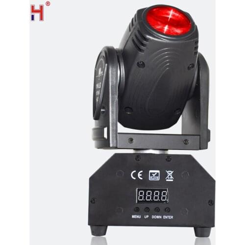 DMX512 Rotating RGBW Effect Lamp 10W LED Moving Head Light Stage Lighting