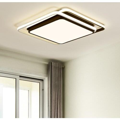 Chandelier Lighting for living room bedroom Lustre Rectangle Chandelier AC85-265V lamparas de techo Chandelier Plafon Led Paras