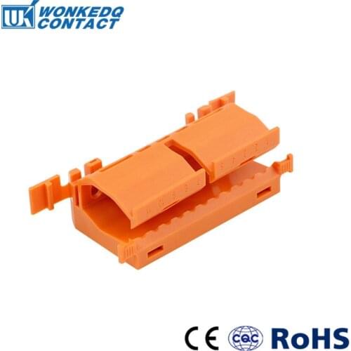 Mounting Carrier 222-500 For 222 Series Compact Splicing Connectors 222-412/413/414 DIN Rail Terminal Block Fast Push-in Bracket