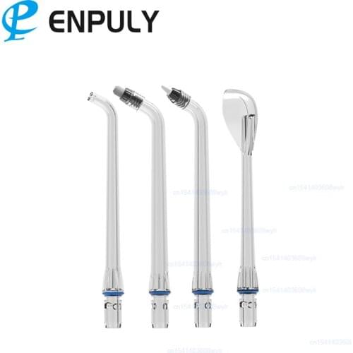 TOOKFUN ENPULY Oral Irrigator Nozzle *4 Part Pack Spare Parts Kits Soft Fluff Brush Brush Heads 4PCS Oral Hygiene Teeth flushe