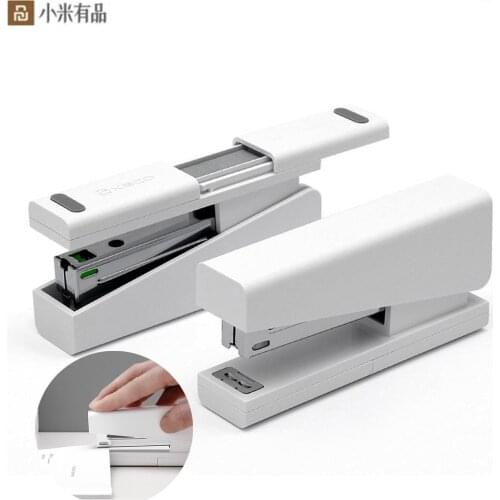 Original Xiaomi Mijia Kaco LEMO Stapler 24/6 26/6 with 100pcs Staples for Paper Binding Business School Office Use