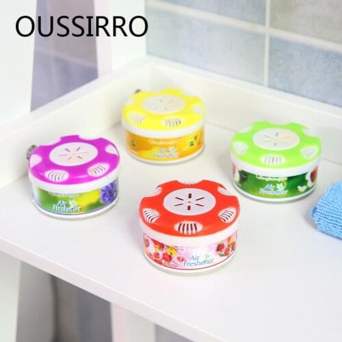 Bathroom Air Cleaner CAR-partment Air Freshener Solid Indoor Car Home Solid Deodorizing Scent Fragrance 4 Various Flavors Decor