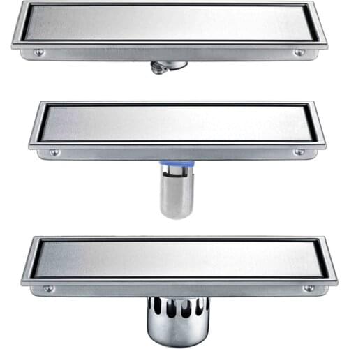 K1KA Rectangle Insert Floor Linear Waste Grates Shower Drain Invisible Floor Drainer