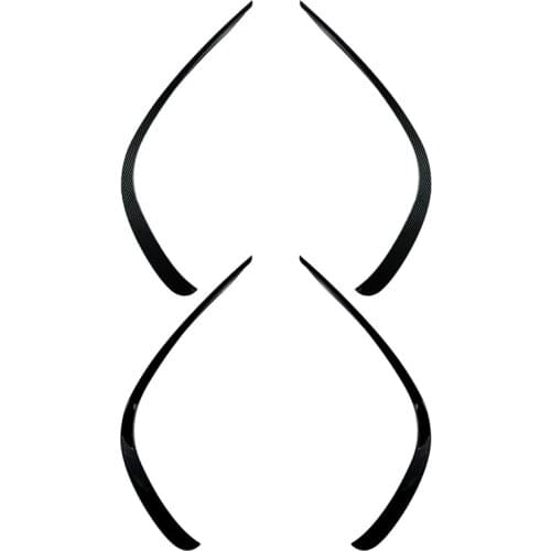 Car Front Bumper Splitter Spoiler Side Decorative Covers for Mercedes-Benz CLS-Class C257 2018-2021 AMG Line