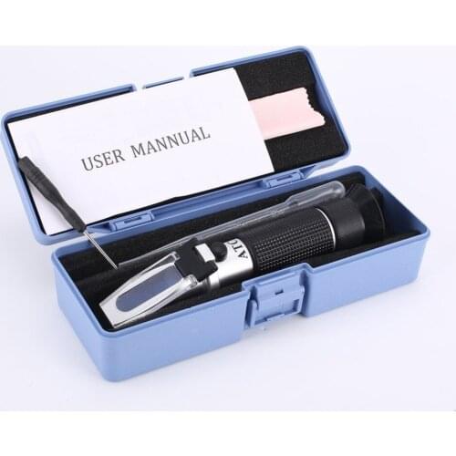 Refractometer 0~32% Optical Sugar Food Beverages Drink Juice ATC Content Meter Tool Test Handheld Measuring Tester