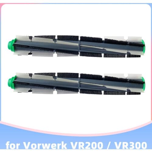 Roller Rubber Brush Replacement for Vorwerk VR200 / VR300 Robot Vacuum Cleaner Spare Parts Accessories