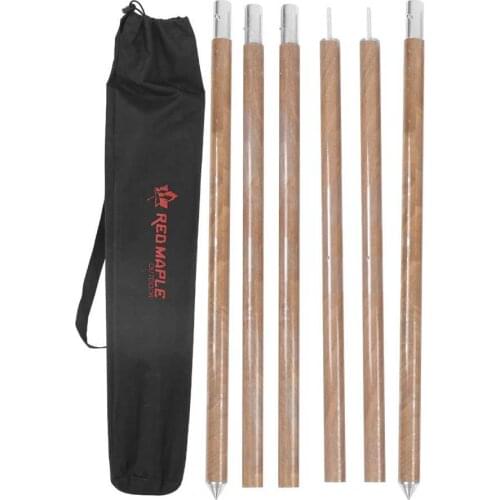 Outdoor Camping Folding Awning Rod Aluminium Alloy Tent Pole Support Stand Pole Sun Shelter Tarp Sticks Tent Accessories