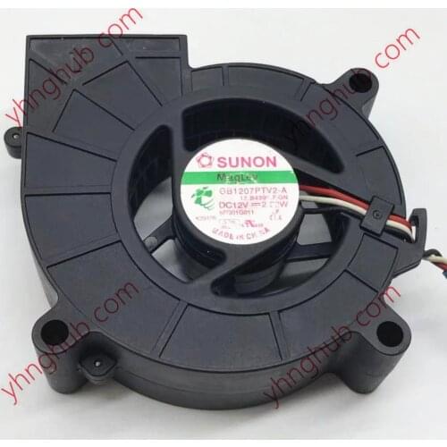 SUNON GB1207PTV2-A 13.B4396.F.GN DC 12V 2.2W 3-wire 70x70x25mm Server Cooling Fan