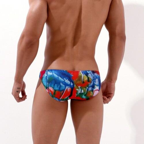 Mens Briefs Underwear Trendy Brand Bikini Printing Ropa Interior Hombre Cuecas Masculinas Underpants Male Intimo Uomo Bielizna