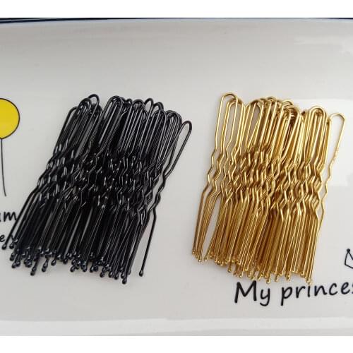 U Shaped Wedding Alloy Hairpins Waved Hair Clips Simple Metal Bobby Pins Barrettes Bridal Hairstyling Tools Accessories Gifts