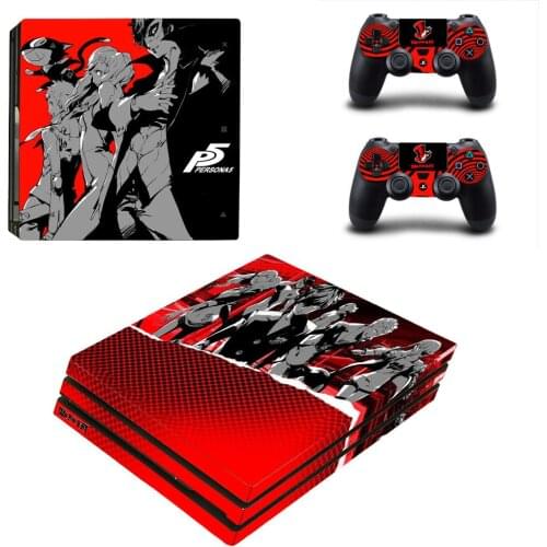 Game Persona 5 PS4 Pro Skin Stickers Decal for Sony PlayStation 4 Console and Controllers PS4 Pro Skin Sticker Vinyl