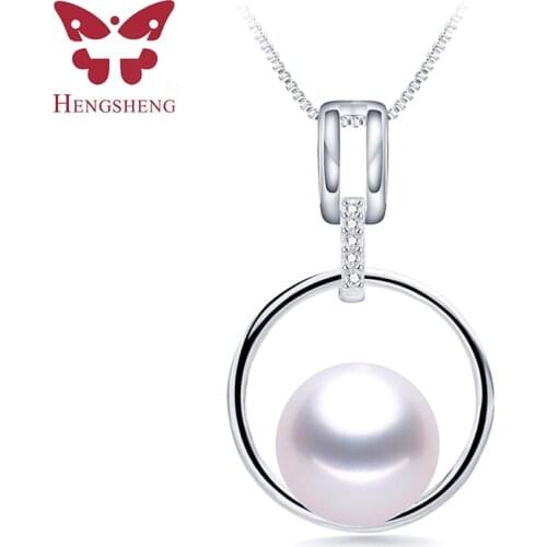 2021 New Arrival AAAA Natural Freshwater Pearl Pendants For Women Good Quality Silver 925 Necklace Zircon Jewelry