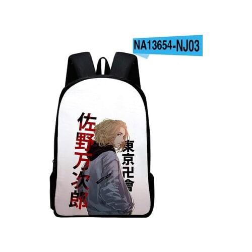 2021 Tokyo Rvengers Cartoon Manga Backpack Waterproof Student School Bookbag Teenagers Fashion Dropshipping Daily Travel Bag