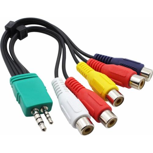 Audio Video AV Adapter Cable For Samsung LED TV UE37D6510WKXXU UE46D7080