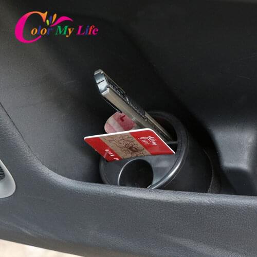 Car-Styling Interior Card Coin Cup Seat Storage Box for Nissan X-trail T31 T32 Qashqai J10 J11 Sunny Murano Kicks Tiida Juke