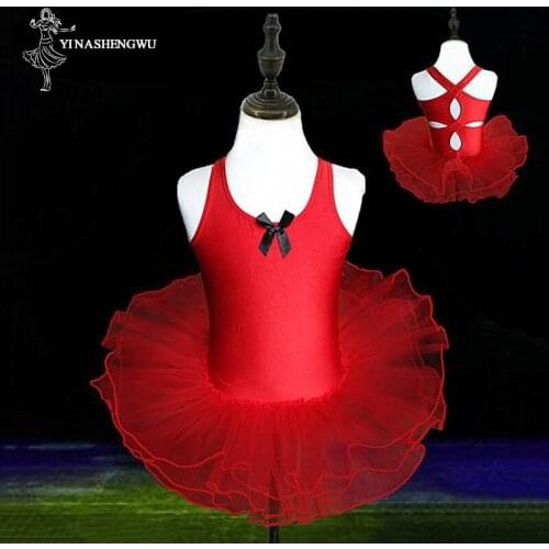 Ballet Dance Skirt Vest one-piece Ballet Dance Wear Gauze Girls Dance Practice Grading Clothes Performance Costumes Pttiskirt
