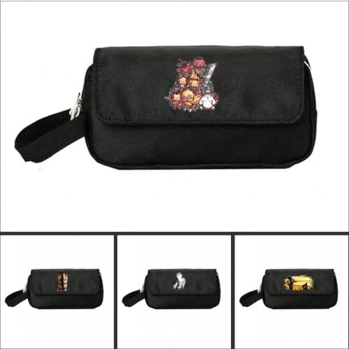 Final Fantasy Pencill Case Women Cosmetic Cases Makeup Bag Child Girls student Double Zipper pecill Bag Handbag hot