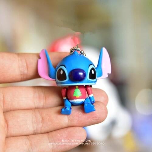 Disney Lilo & Stitch 5cm Action Figure mini doll Posture Anime Decoration Collection Figurine play Toy model for children gift