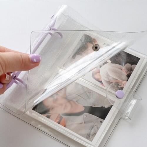 3/5Inch Photo Album 50/100 Pockets Binder Photocards Transparent Card Binder Instax Photocard Holder Scrapbook For Photos 2021
