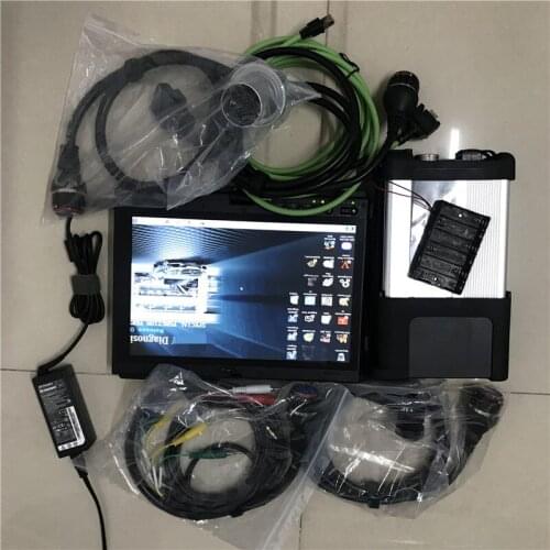 MB Star C5 SD CONNECT COMPACT 5 Auto Diagnostic Tool with Software 2021-03 SSD HHT Software X201t 8G i7 Laptop Fully Kit