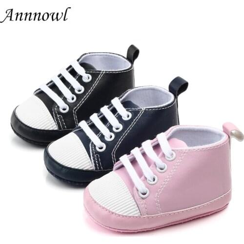 Fashion Brand Baby Girl Shoes Anti-slip Soft Sole Toddler First Walkers Infant for 1 Year Old Boys Crib Shoes Newborn Footwear