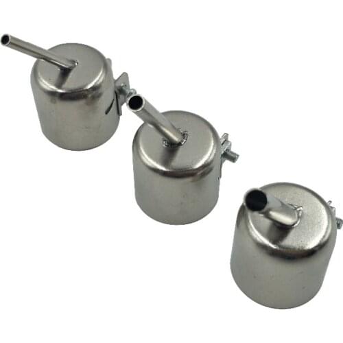 45℃ Tilt Hot Air Gun Nozzle BGA Nozzle Welding Accessories For YIHUA SAIKE LUKEY 850 852D+ 850/852 Series