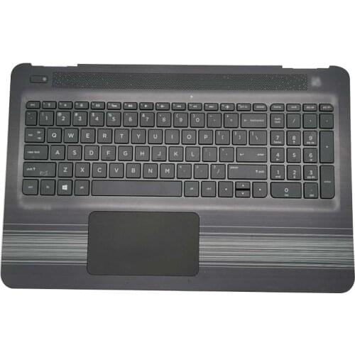 95%NEW Laptop For HP Pavilion 15-AU 15-AW 15-AL TPN-Q172 TPN-Q175 856040-001 EAG3400409 Palmrest Upper Case US keyboard Touchpad