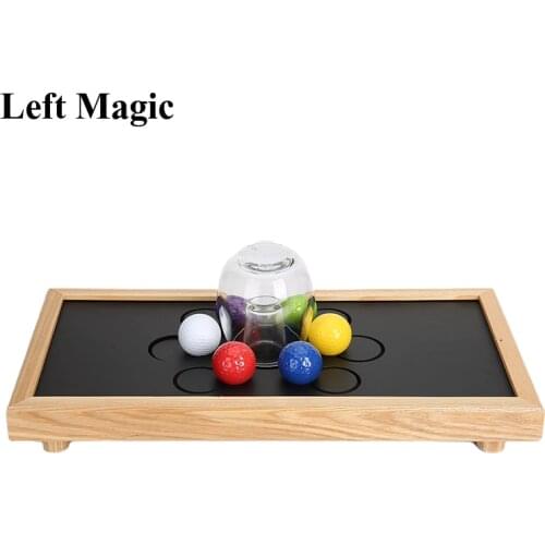 New Hole In One Magic Tricks Selected Ball Appear Inside Glass Magia Magician Stage Party Illusion Gimmick Props Mentalism Fun