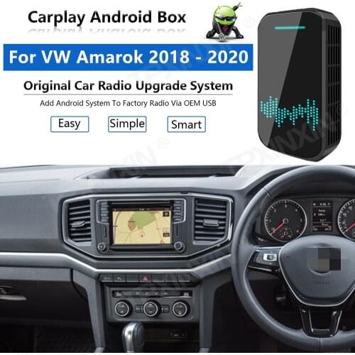 Upgrade Radio Carplay Android Auto Audio For VW Amarok 2018-2020 Apple Wireless AI Box Car Multimedia Player GPS Navi unit