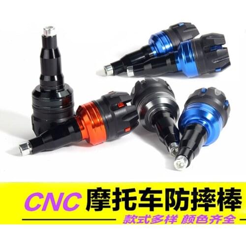 One pair 10MM motorcycle Falling Protection Frame Sliders Falling Protector Crash for Honda Yamaha Suzuki Kawasaki KTM bikes