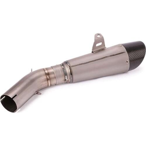 Mid Pipe for Ducati 959 Panigale Motorcycle Exhaust Pipe 61mm Middle Slip On Original Catalyst Stainless Steel Titanium Alloy