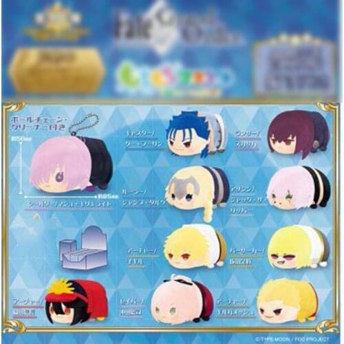 Fate / Grand Order Mochimochi Mascot Toys For Children Mini Stuffed Doll Pandent Saber Caster Mash Lancer Anime Plush Toys Gifts