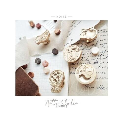 Wax Seal Stamp cute bear Copper Head Vintage Envelope Sealing Hobby Tools DIY Sealing Wax Decoration Craft Kits